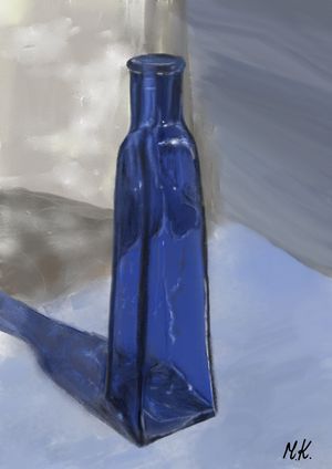 Blue bottle